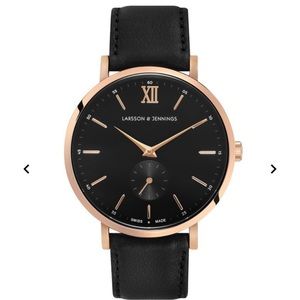 Larsson & Jennings Lugano Jura 38 Mm Black Dial &… - image 1